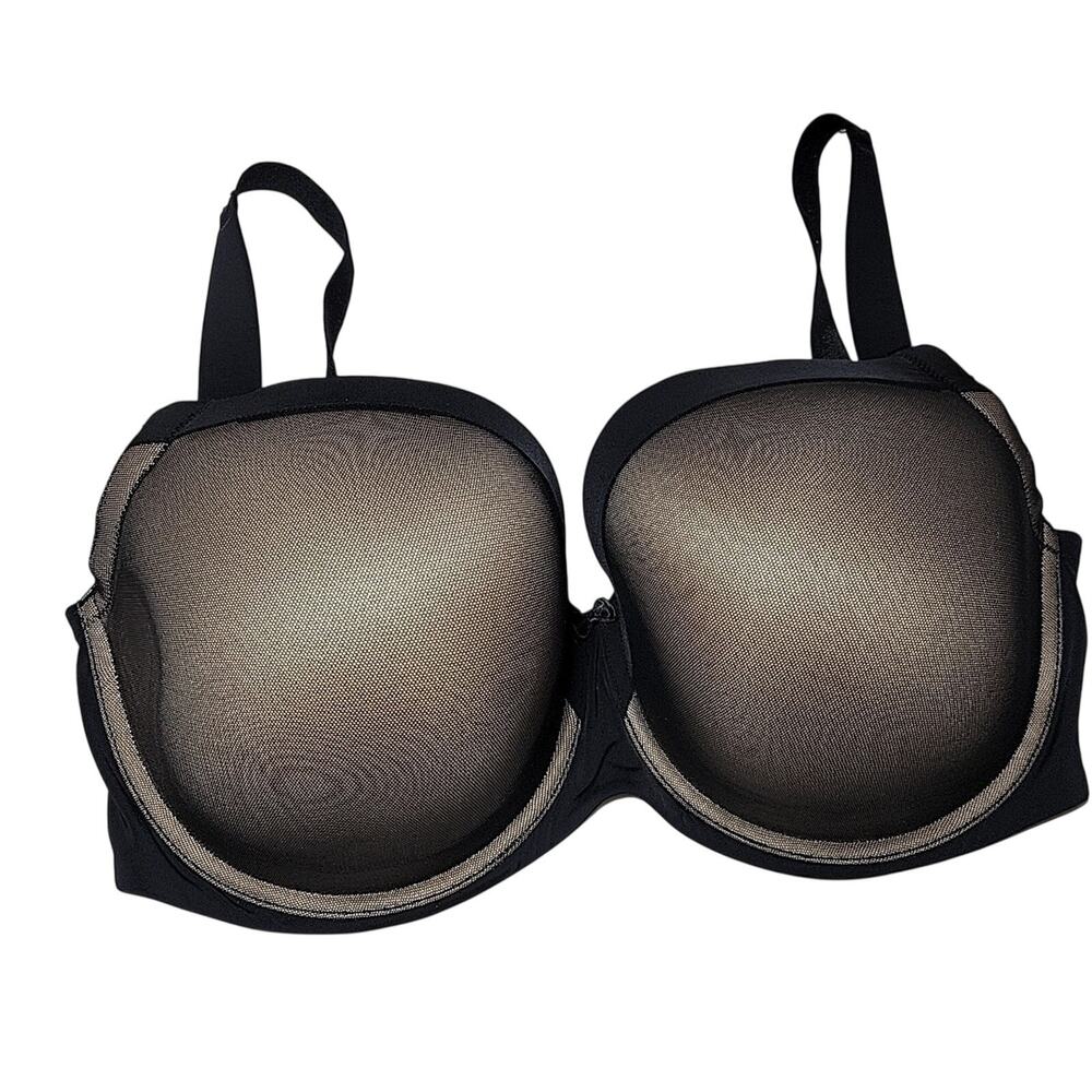 Torrid Curve Women's 38F Black Lightly Lined Bra 360 Back Smoothing